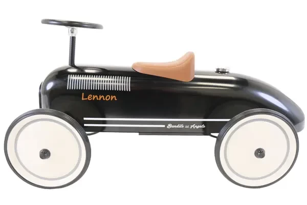 Optioneel: naamsticker bruin