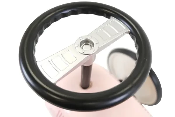 Comfortabel stuur, wielen sturen mee