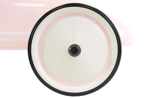 Metalen wielen met rubberen rand