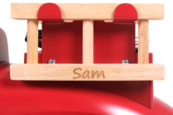 Optioneel: ladder met naam erin gegraveerd