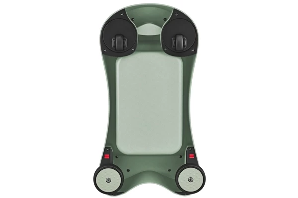 Loopmodus: ingeklapte achterwielen voor meer weerstand