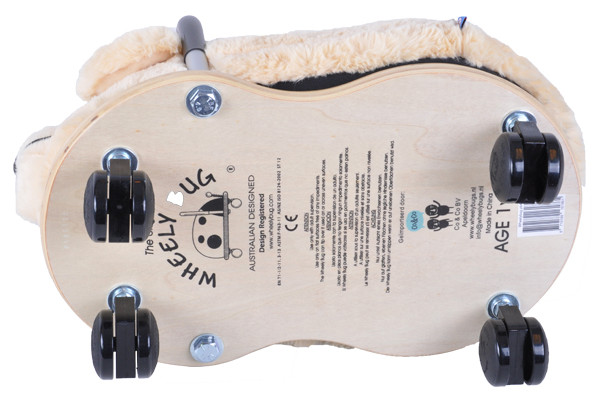 Met handige zwenkwieltjes