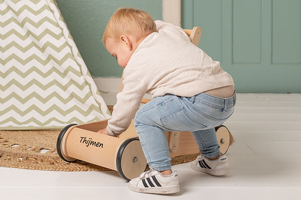 Handige laadbak voorop