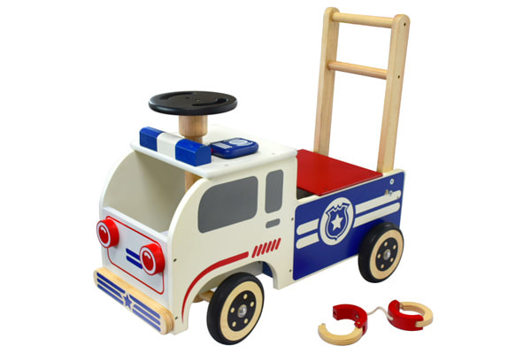 I'm Toy politie loopwagen.
