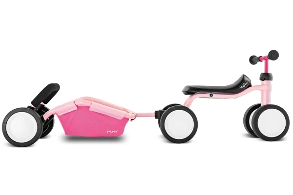 Als losse loopwagen te gebruiken, of als aanhanger