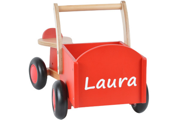 Optioneel: sticker met eigen naam.