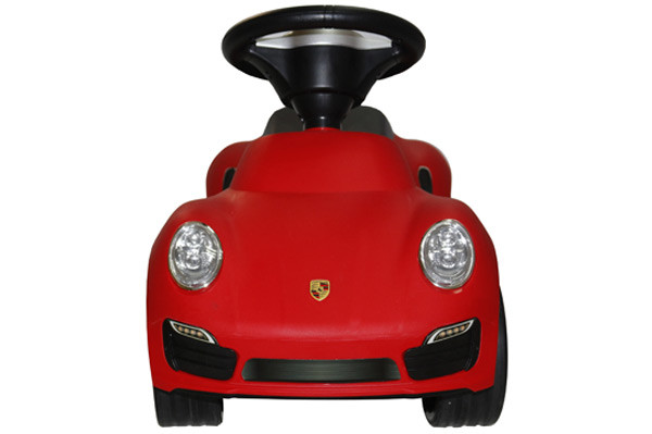 Echte claxon op het stuur.