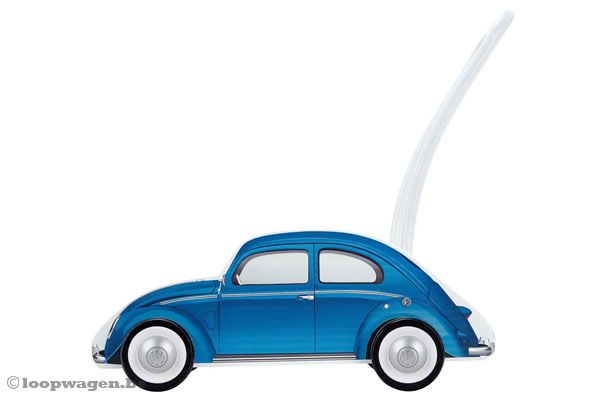 De duwstang is verstelbaar in 2 standen.