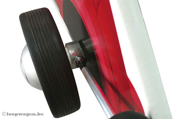 De rolweerstand is in te stellen.