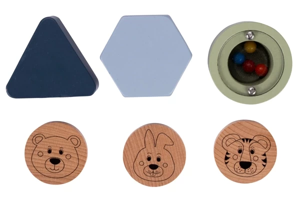 Meegeleverde blokjes