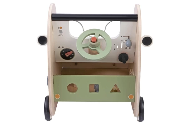 Dashboard met stuur en pook