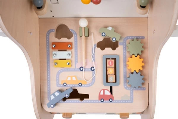 Elementen voorop de loopwagen