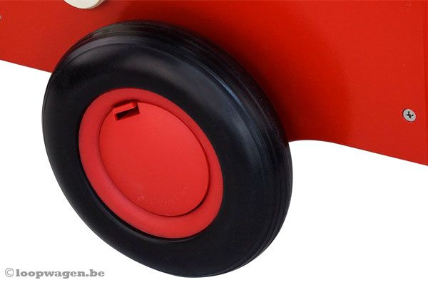 De wielen zijn geschikt voor houten vloeren.