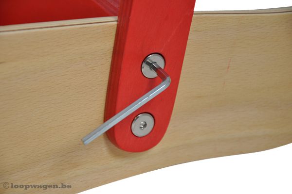 Monteren met imbus sleutel (inclusief).