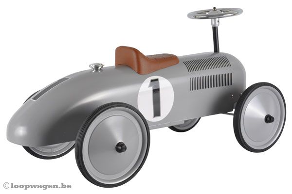 Metalen chromen stuur.